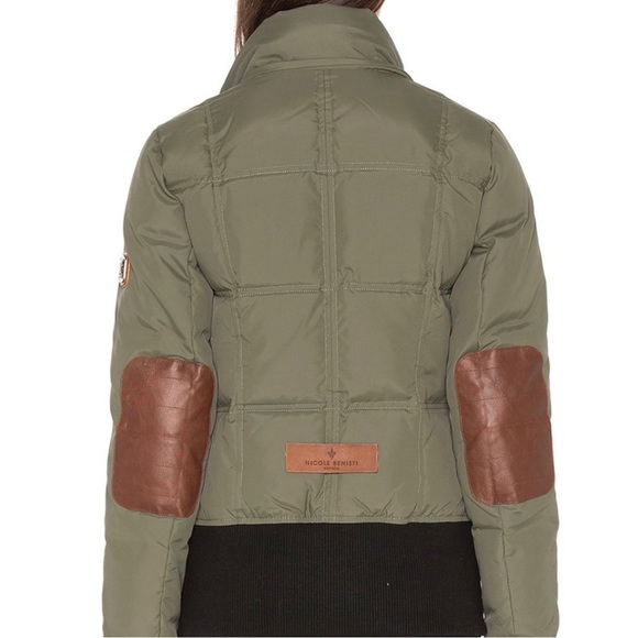 Nicole Benisti Fordham intarsia fur trim bomber sz S in great condition - Picture 8 of 13